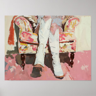 Cowgirl Boots Impressão