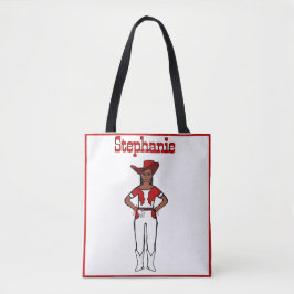 Cowgirl Dancer Bolsa White Red Fringe A