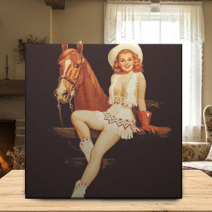 Cowgirl Pin-Up