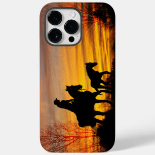 Cowgirl Sunset Horseback Ride iPhone / iPad case