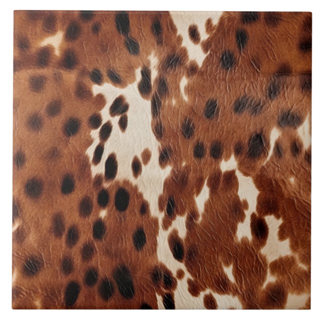Cowhide Castanho-Fazenda Ocidental (Frente)