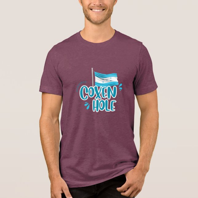 Coxen Hole with Honduras Flag (Frente)