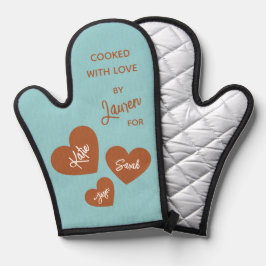 Cozido com Teal Soft Personalizado Com Amor