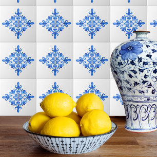 Cozinha Azulejo em Português, Espanhol, Azul e Bra