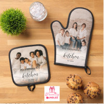 Cozinha com Foto Personalizada da Família 