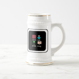 "Cozinha. Comer. Beba. Blog." Stein