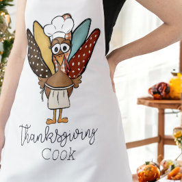 Cozinha de Ação de Graças Engraçado na Turquia