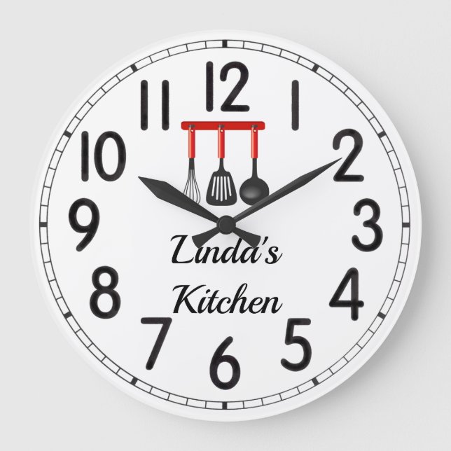 Cozinha de Linda - Relógio Grande (Frente)
