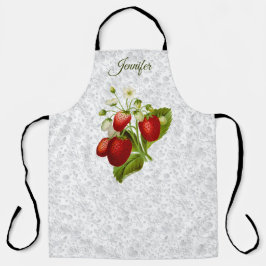 Cozinha de Olhos Personalizados de Morango Apron