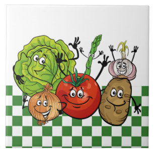 cozinha de verduras felizes
