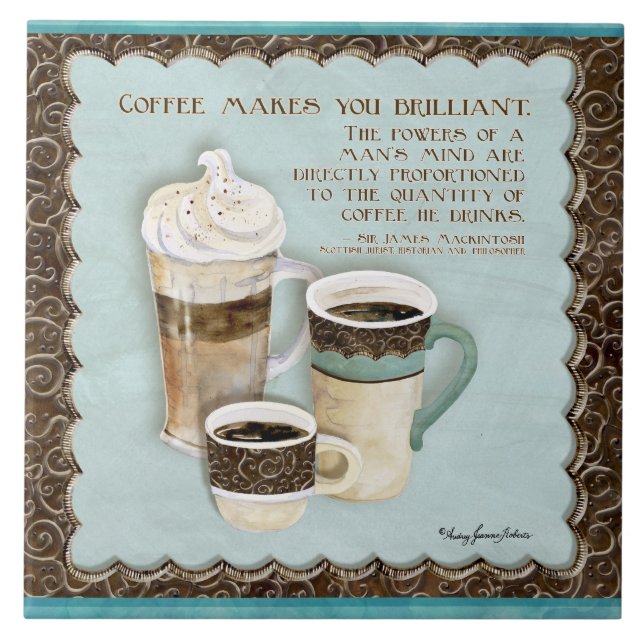 Cozinha do café de Java Latte do café & do (Frente)