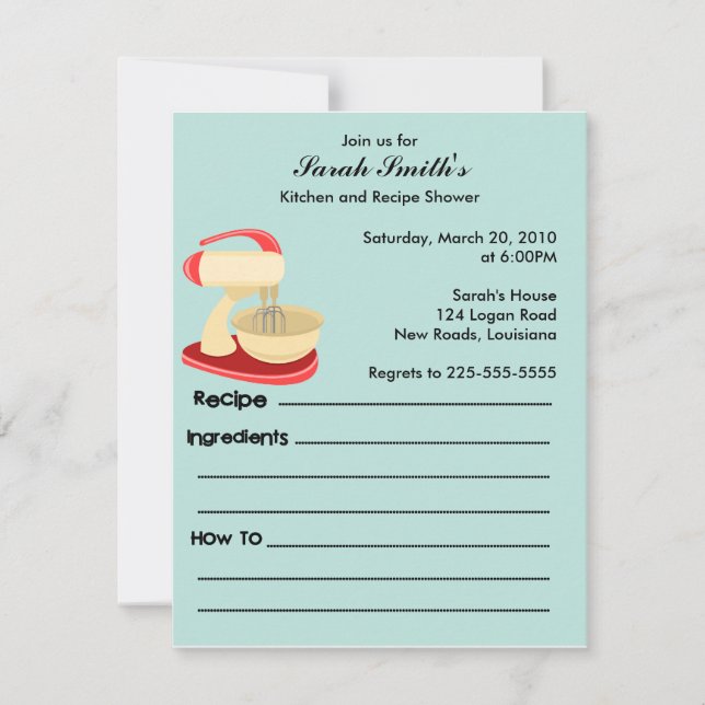 Cozinha e Receitas Shower (Frente)