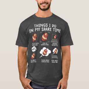 Cozinha Engraçada Camisa Humor Escuro Guiné Porco
