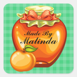 Cozinha - etiqueta de colocação em latas - SRF