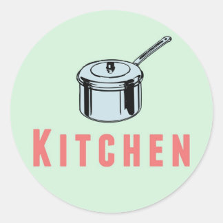 Cozinha Etiqueta de Etiqueta de Caixa Móvel