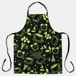 cozinha jantar chá bonito livro de café padrão ver