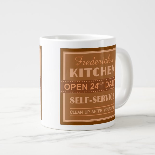 Cozinha - nome personalizado - canecas (Frente Esquerda)