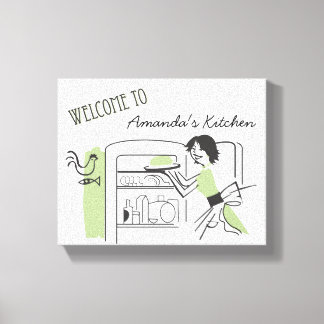 Cozinha Retro Personalizada | Canvas Decor