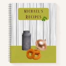 Cozinha Rústica Country com Livro de Receitas Nome