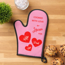 Cozinhado com Amor Rosa Personalizado