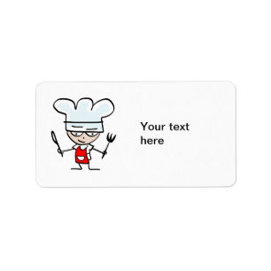 Cozinhando etiquetas para receitas ou etiquetas
