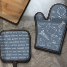 Cozinhar Cajun Essenciais Oven Mitt e Detentores d
