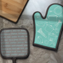 Cozinhar Cajun Essenciais Oven Mitt e Detentores d