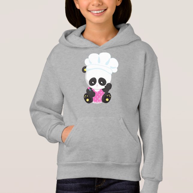Cozinhar Panda, Baking Panda, Cute Panda, Whisk (Frente)