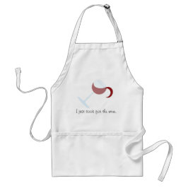 Cozinheiro para o avental do vinho