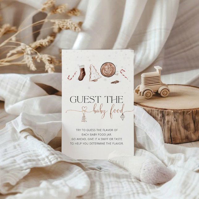 Cozy adivinha o jogo do Chá de fraldas da Comida d (Criador carregado)