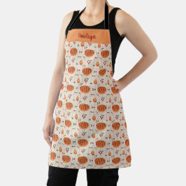 Cozy Autumn Pie e Jam Pattern. Personalozado