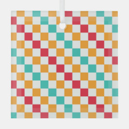 Cozy classroom diagonal checkerboard pattern