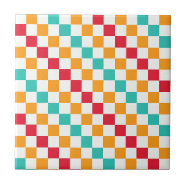 Cozy classroom diagonal checkerboard pattern