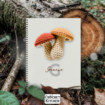 Cozy Cottagecore Crochet Mushroom Monograma