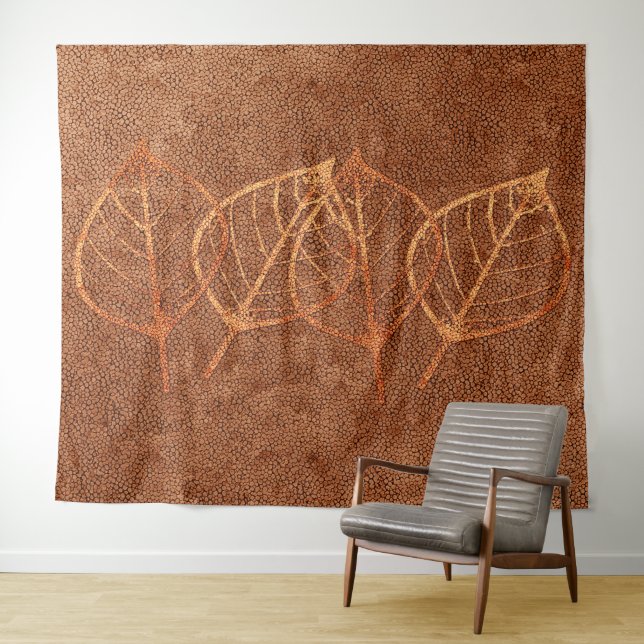 Cozy Deixa Formas De Cobre Olhar Tapeçaria (In Situ (Horizontal))