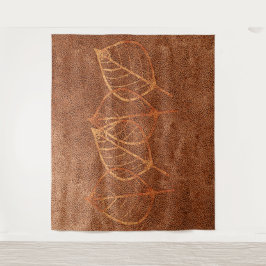 Cozy Deixa Formas De Cobre Olhar Tapeçaria