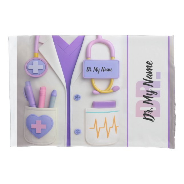 Cozy Doctor Blanket – Heart & Healing Design (Frente)