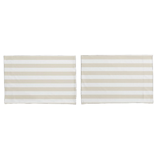 Cozy Elegance Creamy White Striped (Frente - conjunto)