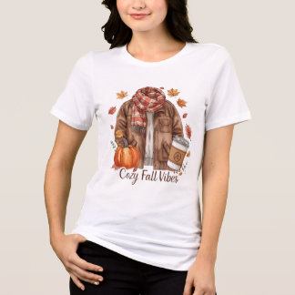Cozy Fall Vibes T-Shirt – Autumn Outfit Aesthetic