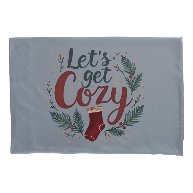 Cozy Holiday Pine Berry Lettering (Frente-Esquerda)
