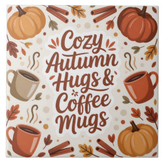 Cozy Hugs and Coffee Autumn Boho