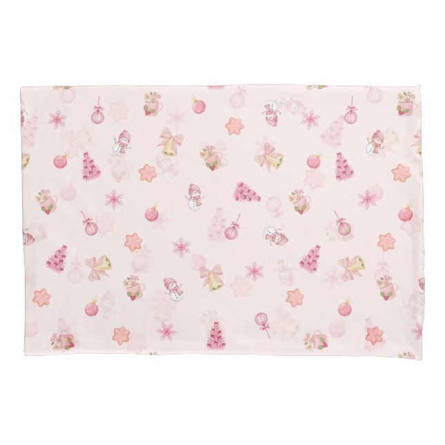 Cozy Pink Christmas Pattern (Frente)