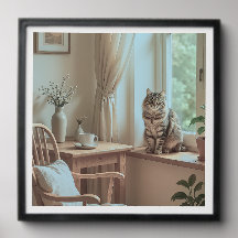Cozy Scandinavian Nook com Cat