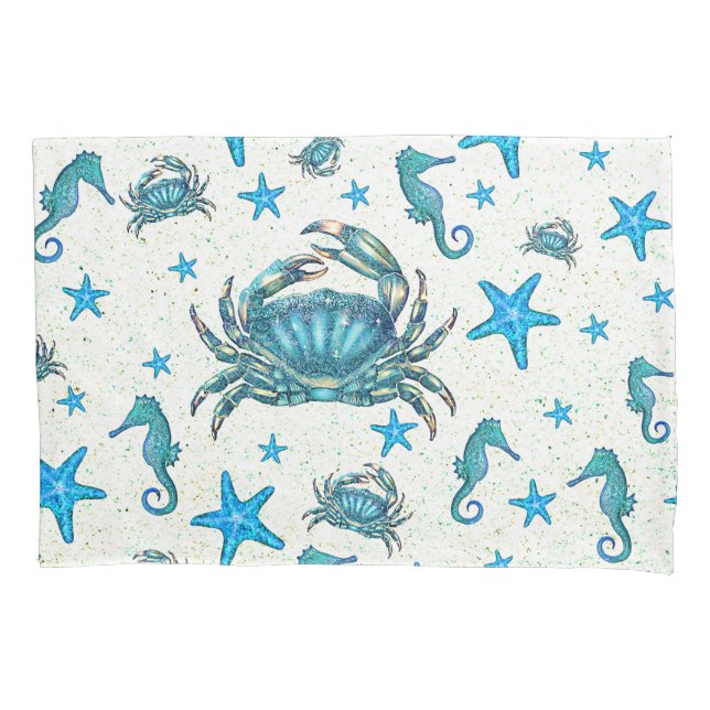 Crab-Starfish-Sparkle, de Azul-Praia Moderna (Frente)