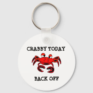 Crabby Today Back Chaveiro