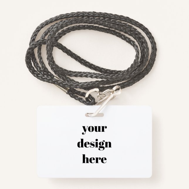 Crachá (Frente com cordão)