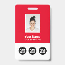 3 Logotipos Múltiplos Foto do Funcionário, Código 