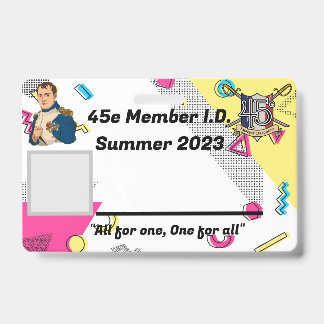 Crachá 45e Insígnia de adesão não oficial oficial VERÃO 2