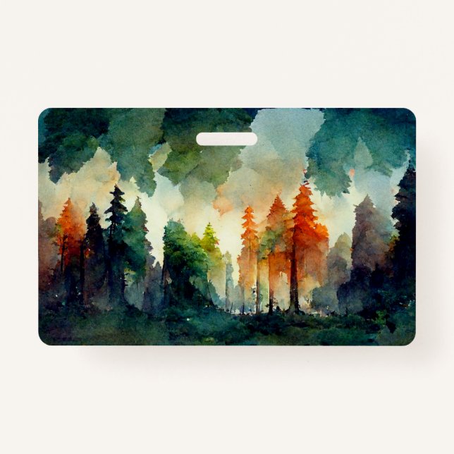 Crachá A Floresta (natureza) (Frente)