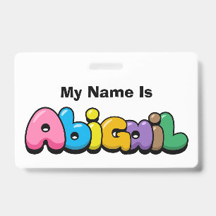 Crachá Abigail